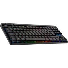 Logitech G515 LIGHTSPEED TKL Black (FR) (FR, Kabellos), Tastatur, Schwarz