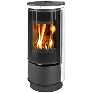 Thorma Kaminofen | ANDORRA EXTRA Keramik | 7,5 kW | weiß