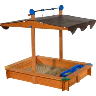 Gaspo Sandkasten mit Dach Lea 137 cm x 105 cm