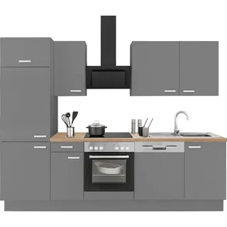OPTIFIT Küchenzeile Parma 270 cm braun