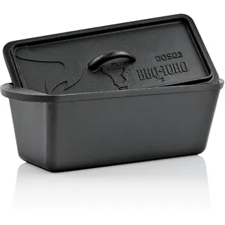 BBQ-Toro Dutch Oven Brotbacktopf | Gusseisen Kochtopf Gusstopf | 3,0 Liter I preseasoned - bereits eingebrannt | Bräter mit Deckel | Backtopf (ohne Holzkiste)