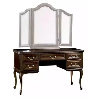 Schminktisch mit Spiegel Luxus Konsole Kommode Schlafzimmer Barock Rokoko