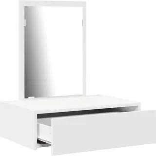 vidaXL Schminktisch mit Schubladen Weiß 60 x 40 x 70 cm Holzwerkstoff - Weiß