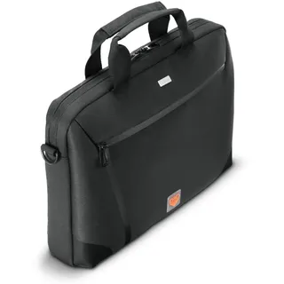 Hama Laptop-Tasche 13-14 Zoll stoßfest (Business-Laptoptasche mit Schultergurt umhängen, Laptop-Schutz Tragetasche Griff moderne Aktentasche Herren/Damen, Laptop-Bag Organizer, Innenfächer) schwarz