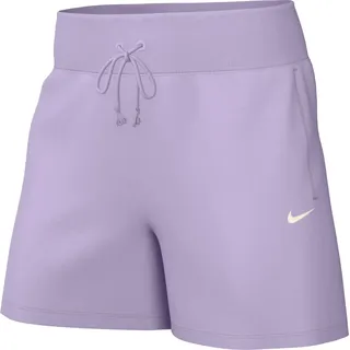 Nike Sportswear Phoenix lockere High-Waist Fleece Sweatshorts Damen 511 violet mist/sail L