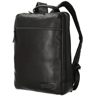 JOST Stockholm Rucksack Leder 46 cm Laptopfach schwarz