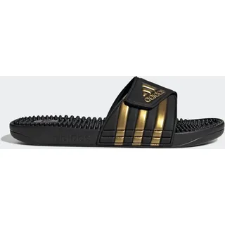 Adidas Adissage Badeschlappen Core Black / Gold Metallic / Core Black 47