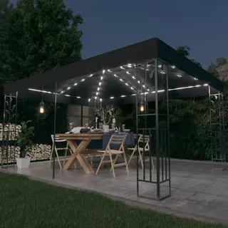 vidaXL Pavillon 4 x 3 m Grau