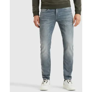 Slim-fit-Jeans PME LEGEND "Tailwheel PTR140", Herren, Gr. 38, Länge 36, grau, Denim/Jeans, Obermaterial: 74% Baumwolle, 25% Polyester, 1% Elasthan, slim fit lang, Jeans Slim-fit-Jeans