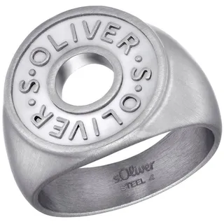 s.Oliver Fingerring »Kreis, 2036852/-53/-54/-55« s.Oliver edelstahlfarben 60