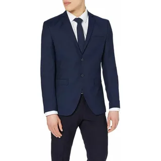 Jack & Jones 12141107, Elasthan, Polyester, Wolle, Blau - Dunkelblau