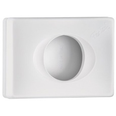 Mar Plast A58401BI Toilettenbeutel, weiß 'Soft Touch', 95 x 32 x 135 mm
