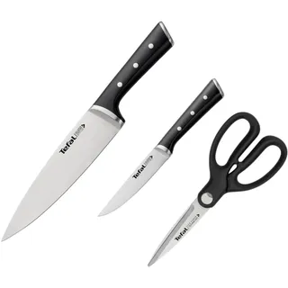 Tefal Ice Force Messerset 20 cm 2-tlg. Edelstahl/Schwarz