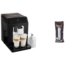 Krups EA8918 Evidence Kaffevollautomat | OLED-Display | 12 Kaffee-Variationen | 3 Tee-Variationen | One-Touch-Cappuccino | 2-Tassen Funktion | schwarz & F 088 01 Wasserfilter f. alle Orchestro-Modelle