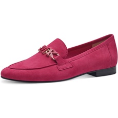 MARCO TOZZI by Guido Maria Kretschmer Damen Loafer mit Absatz aus Leder Elegant, Rosa (Pink), 39 EU