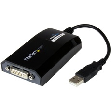 StarTech.com externe USB auf DVI-Grafikkarte - Dual-Monitor-Adapter - Multi-Monitor-Adapter - USB 2.0 zu DVI - USB DVI Adapter - USB-Grafikkarte (USB2DVIPRO2)