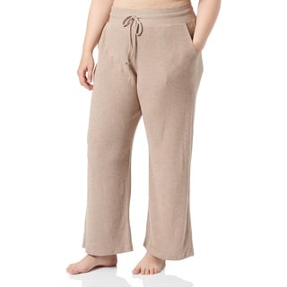 Triumph Damen Thermal Mywear Wide Leg Trousers Pajama Bottom, Light Grey Melange, 40 EU