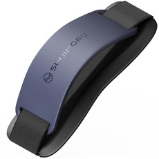 Sinjimoru Handy Fingerhalter und Handy Ständer, Handy Halterung mit Silikonband Fingerhalterung Handy kompatibel mit iPhone & Android. Sinji Grip Silikon Navy
