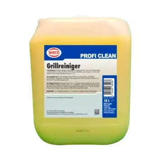 WECO Grillreiniger, Reinigt schnell und gründlich alle fettigen, öligen Verschmutzungen, 10 l - Kanister