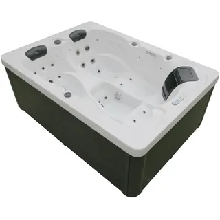 Home Deluxe Sunset mit Treppe und Thermoabdeckung 220 x 156 x 82 cm