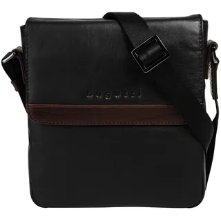 Bugatti Schultertasche Corso DeLuxe Shoulderbag With Flap Black