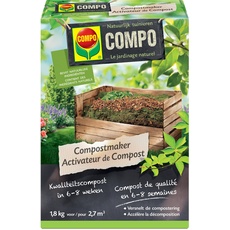 COMPO Kompost Maker auf Basis natürlicher Inhaltsstoffe für einen Qualitätskompost in 6-8 Wochen 1,8 kg