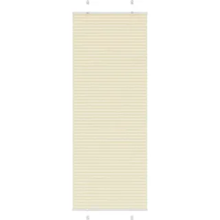 Plissee Creme 80x200 cm Stoffbreite 79,4 cm Polyester - Creme