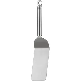 Rösle Sandwich-Palette gekröpft, Hochwertiger Edelstahlwender mit Rundgriff und Aufhängeöse, Edelstahl 18/10, 32 cm,