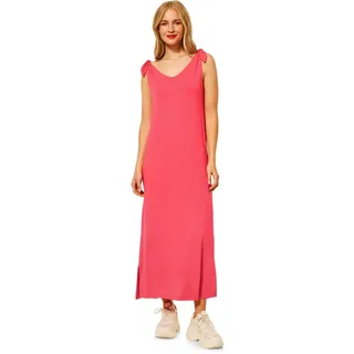 STREET ONE Damen A143297 Midikleid, Intense Coral, 36