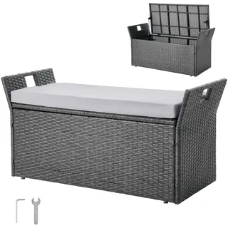 Vevor Gartenbank 104 x 45 x 52 cm Grau