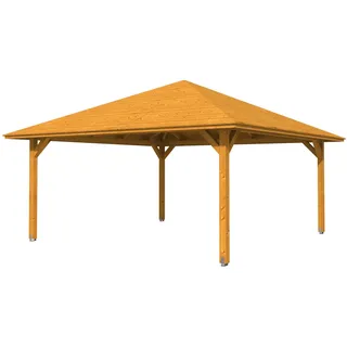 SKANHOLZ Skan Holz Holz-Pavillon Cannes 4 Eiche hell lasiert 489 cm x 489 cm