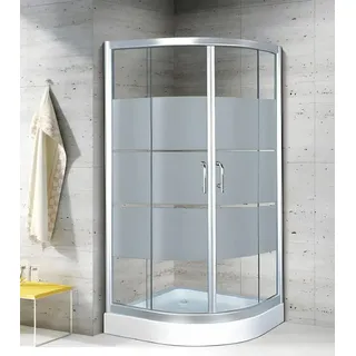 Duschkabine Schiebetür Duschtür Duschabtrennung Dusche Eckdusche 120x120 cm