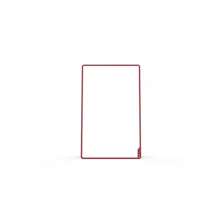 playroom Whiteboard Playboard 75,0 x 118,0 cm rot emaillierter Stahl