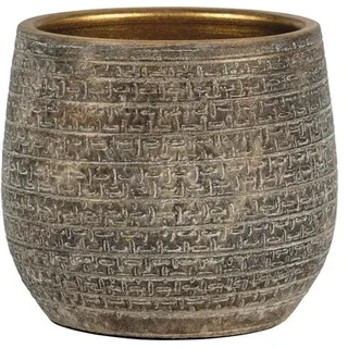 Übertopf innen Passion für Pottery Solano Ø 29 cm H 26 cm Ton altgold
