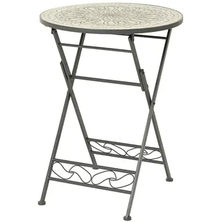 BigBuy Garden Bistrotisch, 899263, Schwarz, Eisen, Ø 60 x 76 cm, Marke EAN: 8720194434673