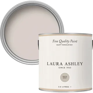 Laura Ashley Wandfarbe Dove Grey Grau matt 2,5 l