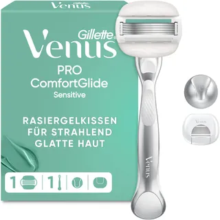 Gillette Venus Pro Comfortglide Sensitive Rasierer + 1 Klinge