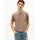 TJM XSLIM JASPE HTR TEE EXT braun L