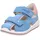 Boomerang Sandale Hellblau/Rosa 21