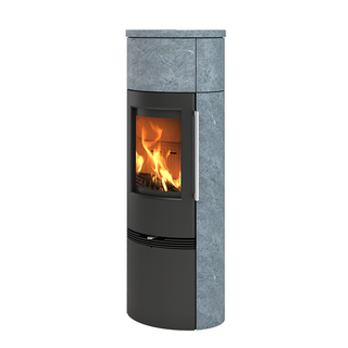 TermaTech | Kaminofen | TT21RHS-HST | Grauer Speckstein | 5 kW