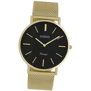 Oozoo Herren Armbanduhr gold Analog C9913A Vintage Series UOC9913A