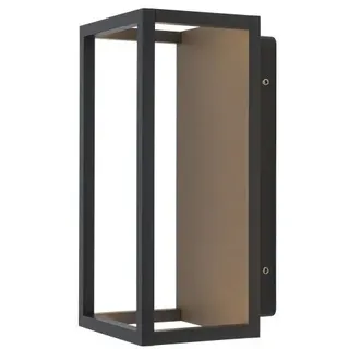 Moderne LED Wandleuchte Außen Aluminium Anthrazit IP54 3000K Hof Lampe GWENDA