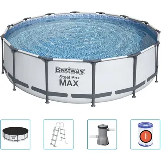 Bestway Steel Pro MAX Swimmingpool-Set 427x107 cm - Blau