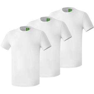 Erima 3er Pack T-Shirt, Weiß, M