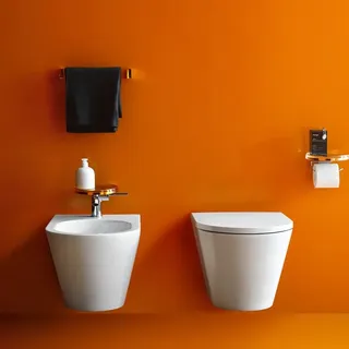 Laufen Kartell Wand-Bidet, 1 Hahnloch, 370x545x430mm, H8303314003021,