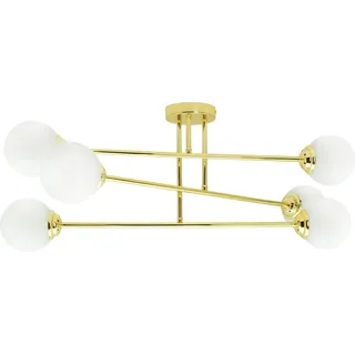 Goldene Kugel-Deckenleuchte 6xE27 PALLE ID-6200-03 IdeaLED - Gold