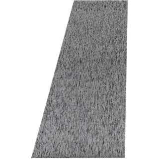 Ayyildiz Teppiche "Nizza 1800 Kurzflorteppich", grau, B:60cm H:6mm L:100cm, Polypropylen, Teppiche, Teppich, pflegeleicht, leicht melierter Kurzflor, ringsum gekettelt, Wohnzimmer