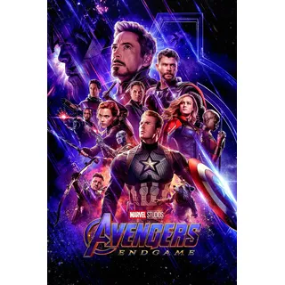 ELITEPRINT Avengers Endgame Klassisches Marvel-Film-Poster, A3, auf 250 g/m2 Druckmaterial
