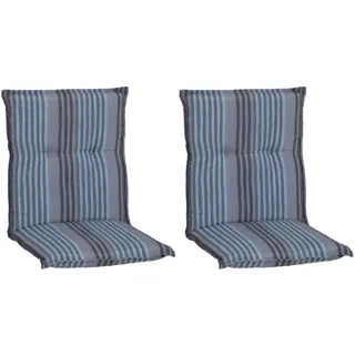 BEO Sitzauflage 98 x 46 cm blau-grau 2 St.