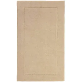 Aquanova Badematte , Goldfarben , Textil , Uni , rechteckig , 60x100 cm , Oeko-Tex® Standard 100 , für Fußbodenheizung geeignet, rutschhemmend , Heimtextilien, Badtextilien, Badematten